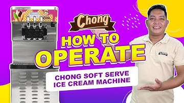 Chong Soft Serve Ice Cream Machine : How to Operate