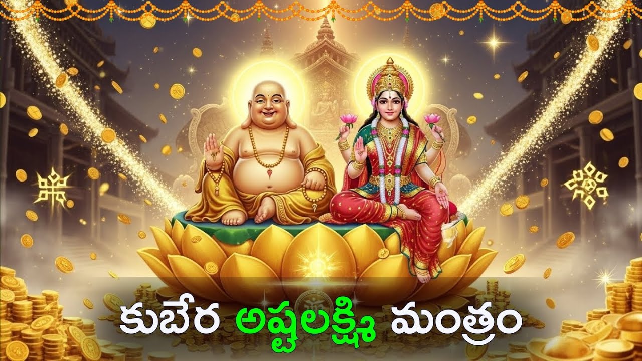 Kubera Ashtalakshmi Mantra|108 Times Chanting|కుబేర అష్టలక్ష్మి మంత్రం|Chant Daily कुबेर अष्टलक्ष्मी