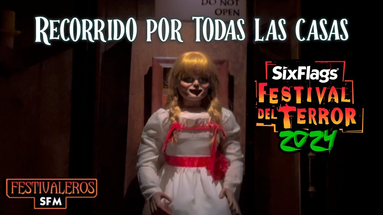 Festival del Terror Six Flags México 2024 | Dentro de TODAS las Casas del Terror