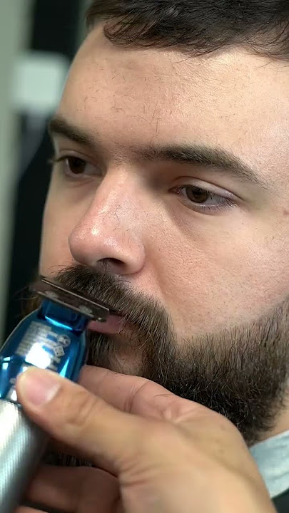 How to line up a mustache