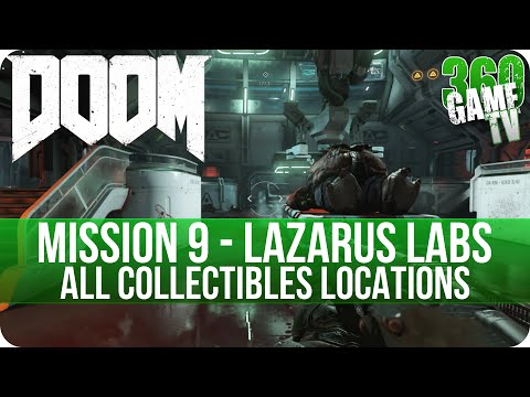 Doom Mission 9 All Collectibles (Secrets, Collectibles, Data Logs, Runes, Elite Guards, Drones)