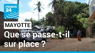 Après un week-end de violences, des renforts policiers arrivent à Mayotte • FRANCE 24