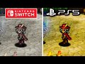 The Adventures of Elliot The Millennium Tales PS5 vs Nintendo Switch Graphics Comparison
