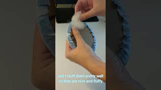 making tiana's blue dress-inspired disney ears! #shorts