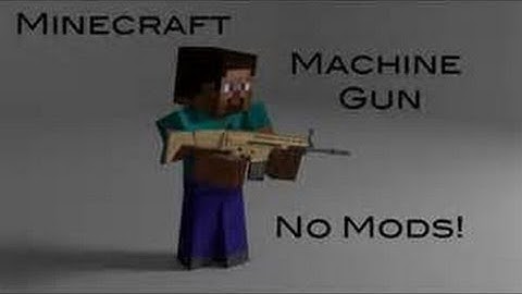 Minecraft xbox/playstation- Machine Guns!! Redstone creation TU31