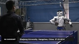 Ping pong playing robot