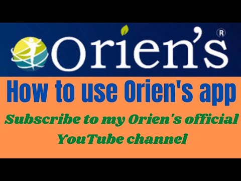 How to use Orien's app, Orien's official YouTube channel/TV