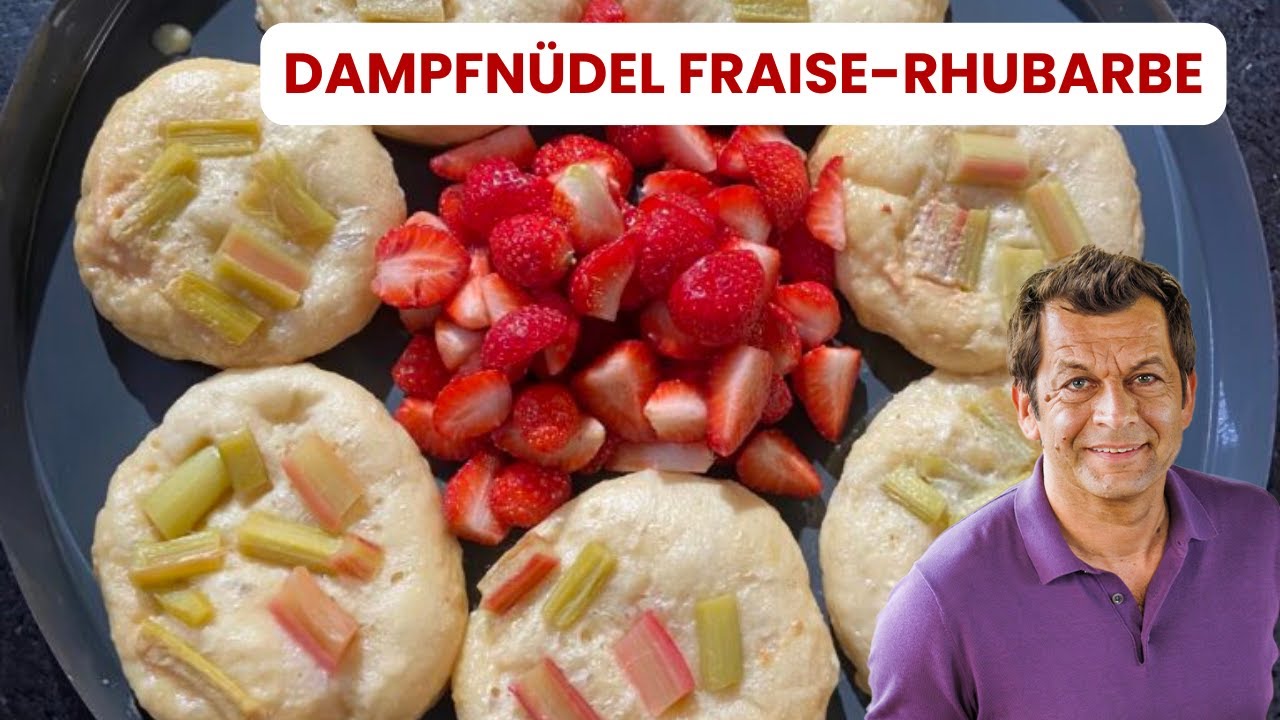 DAMPFNUDEL FRAISE-RHUBARBE