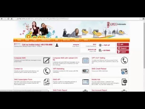 iSMS Indonesia - How to send Bulk SMS