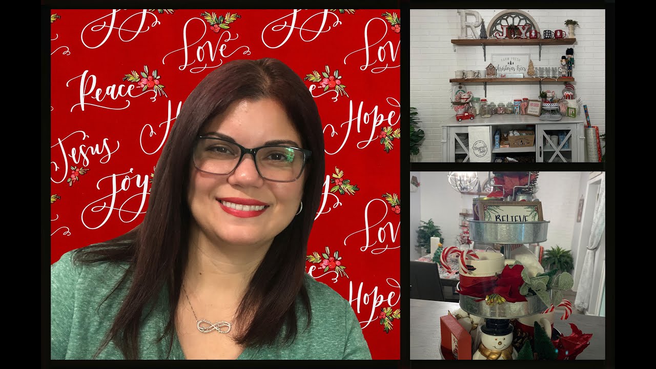 Hot Cocoa Bar And Tier Tray Decor 2019