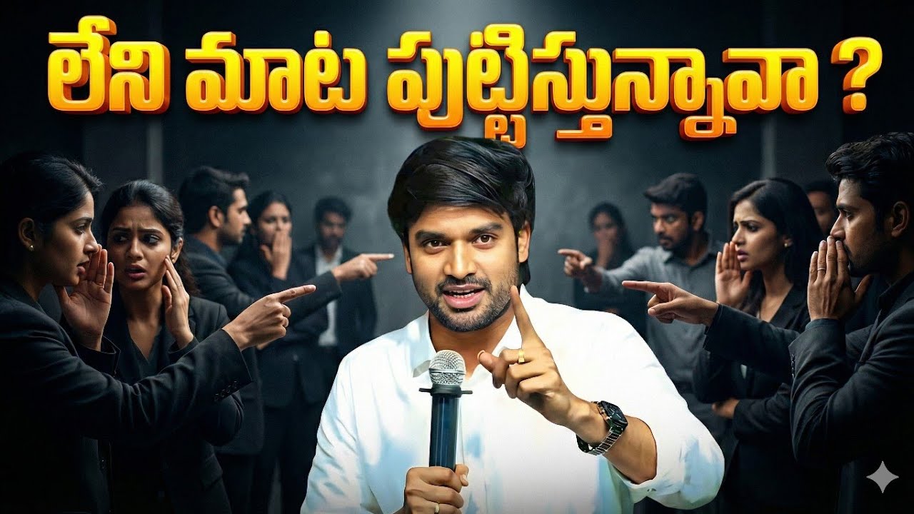 లేని వార్త పుట్టిస్తున్నావు ||Bro.P.James Garu||#bropjames #bropjamesmessages #jamesmessages 