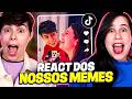 REAGINDO AOS NOSSOS MEMES! | react tiktok