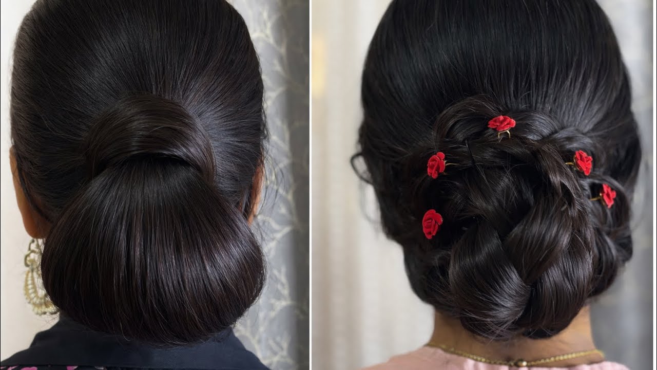 Amazing ✨Hairstyles for ladies | Self Hairstyles  | Trending Bun Hairstyle 