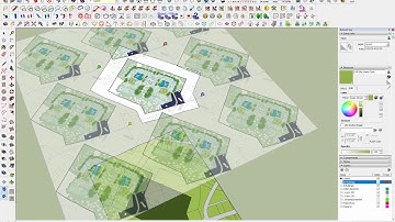 Mapping a Site Plan Image onto a Site Model in SketchUp