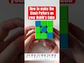 How to make the Slash Pattern on your Rubik’s Cube #shorts #rubikscube #cube