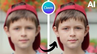 How to Improve Image Quality with AI | Sharpen Blurry Photos Using Canva AI screenshot 3