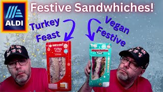 ALDI | FESTIVE SANDWICHES | FOOD REVIEW