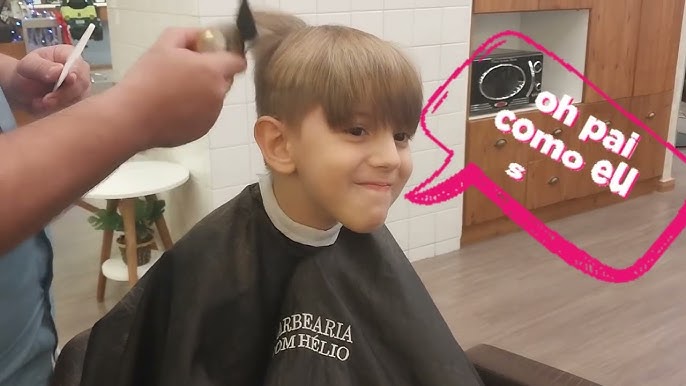 PASSO A PASSO - CORTE SOCIAL INFANTIL EM CABELO QUE ARREPIA / Farley  Santiago 