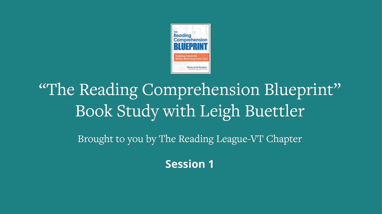 The Comprehension Blueprint Book Study Session 1 YouTube the-comprehension-blueprint-book-study-session-1-youtube