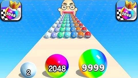 Ball Run 2048 - Gameplay Walkthrough Part 1 Tutorial Levels 1-18 (iOS, Android NinjaX YT is live!