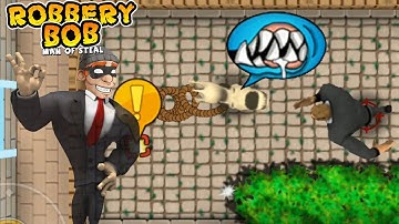 Robbery Bob 2 - Agent Costume gameplay using Toxic donut #9