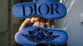 WHY ARE THESE JORDAN 1 DIOR SNEAKERS SO EXPENSIVE?! (Are They Worth It?)