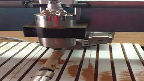 4 Axis CNC Router 3020 T D300 Mini Milling Machine with White Control Box Engrave