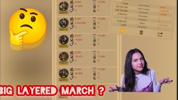 T1 Trap Tips Against Big Layered March | Evony The King