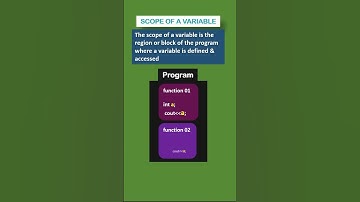 local variables in C++ | C++ programming | #FUSC++ | #shorts  | #shortvideo | #short