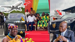 Wow😮Prez Akuffo Addo & Otumfour Osei Tutu II Arrives to Commission the Kumasi International Airport