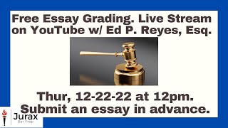 1-Hour Essay Grading for Cal Bar Exam