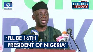 2023: Why I'll Be 16th President Of Nigeria - Tunde Bakare | Politics Today