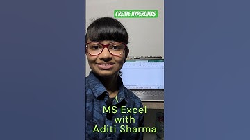 How to create Hyperlinks in MS Excel? Excel Shortcuts 🤓 #excel #link #hyperlink