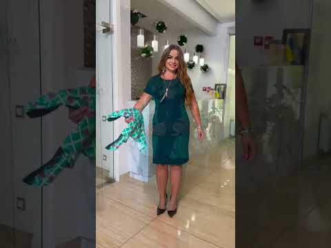 Жіночий ошатний костюм двійка, жакет та сукня у діловому стилі, великі розміри 50-60 Батал, видео 1