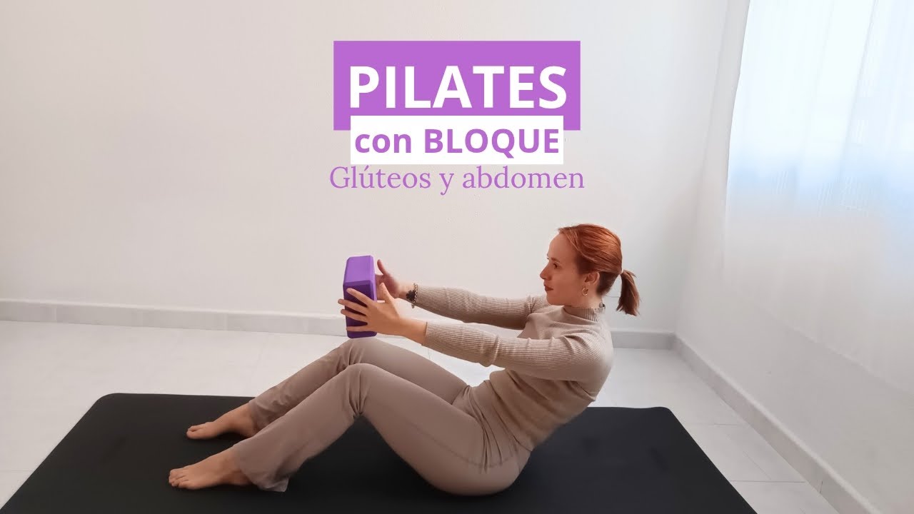 Pilates con BLOQUE | Fortalece GLÚTEOS y ABDOMEN - 20 min