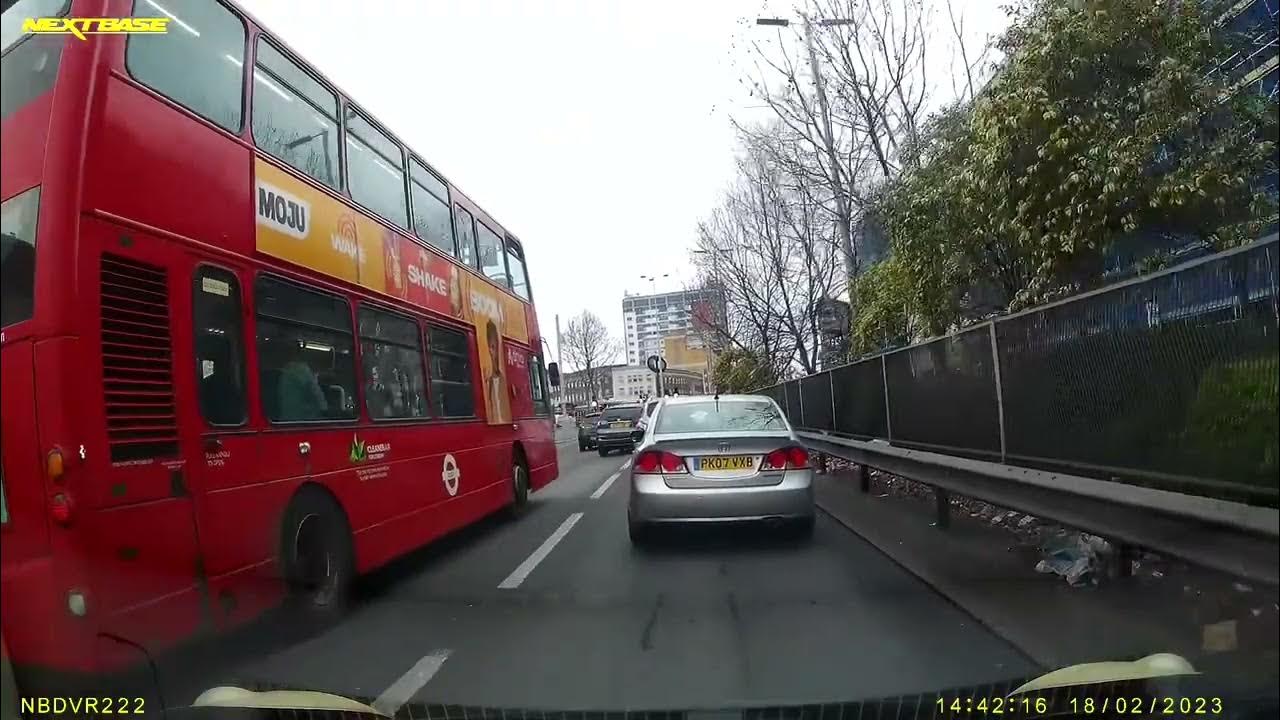 Gants Hill roundabout 3rd exit Eastern Ave/a12 London drive dash cam