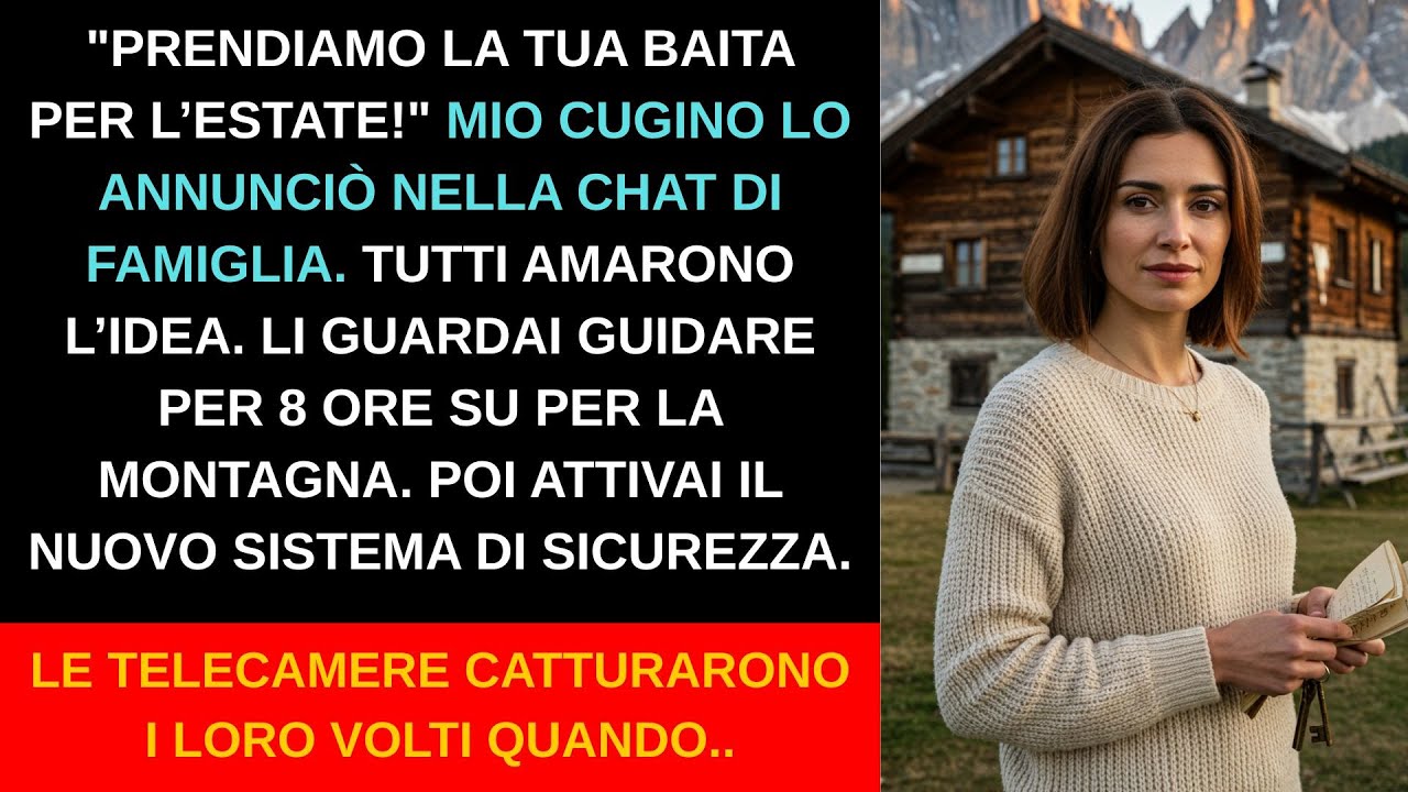 Perfetto! La tua baita di montagna è vuota — noi la rendiamo la nostra casa estiva! Mio parente…