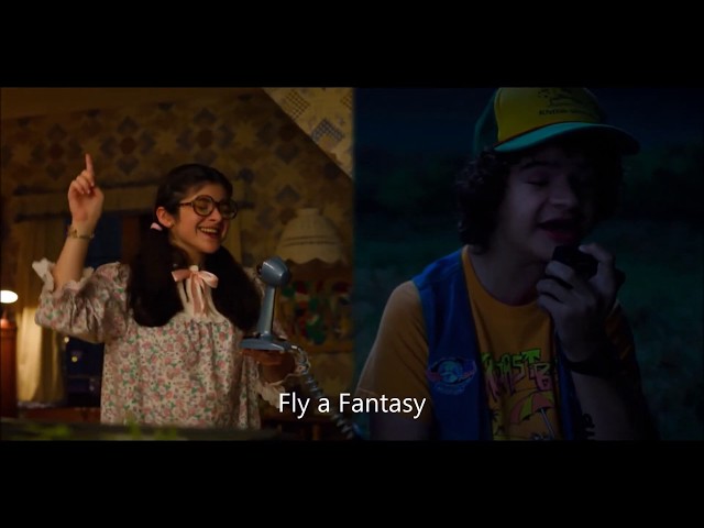 Stranger Things - Neverending Story - soundtrack version with lyrics and original scene