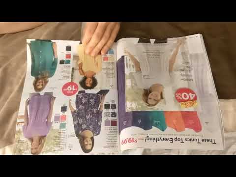 ASMR Woman Within Magazine Page Flip, Soft Spoken, Close Up - YouTube