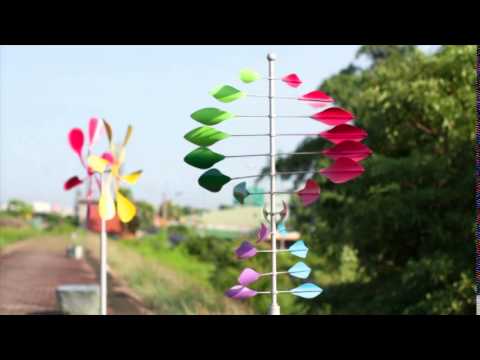 嘉豐鐵飾設計 彩色流轉  (彩繪風車)