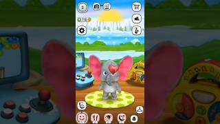 my talking elephant 🥭🍑🧅🍎🍊🍠🍓🍄#shorts #elephant #viral #gameplay screenshot 5