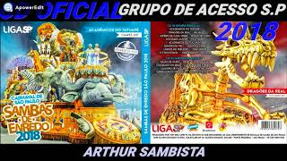 SAMBAS DE ENREDO 2018 SP   GRUPO DE ACESSO CD OFICIAL 2018