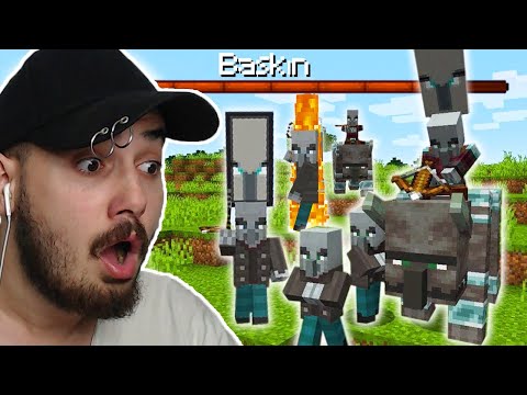 KÖYÜMÜZE YAĞMACILAR SALDIRDI! BASKIN VAR, ÖLÜYORDUK!! Ekiple Minecraft