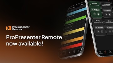 ProPresenter Remote – Now Available