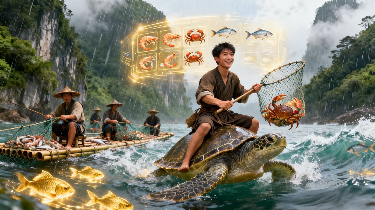 FULL ช็อกทั้งชายฝั่ง! ใช้พลังมองทะลุจับทะเล อาหารทะเลแพงล้นอวน จากศูนย์สู่เศรษฐี