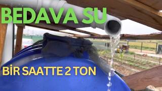 FATURA ÖDEMEYE SON! 1 Saatte 2 Ton Yağmur Suyu Topladık! 💧