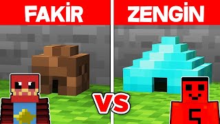 ZENGİN vs FAKİR KÜÇÜK EV !! - Minecraft
