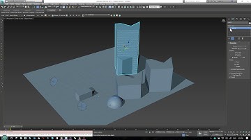3ds Max - Wire Parameters Part 3 (quick tower using wired parameters and VU_normalise spline)