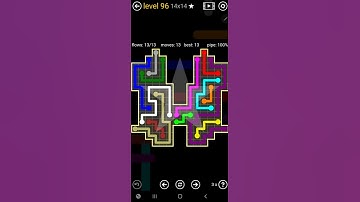 How To Solve Flow Free Inkblot Pack Level 96 14x14 Board Walk Through Solution Walkthrough