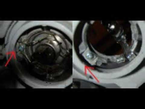 2002 Hyundai XG350- changing the driver&rsquo;s side low beam light bulb